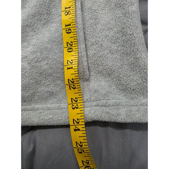 Columbia Vest Women's Size Small Light Gray Fleece Full Zip with Pockets - Picture 5 of 5